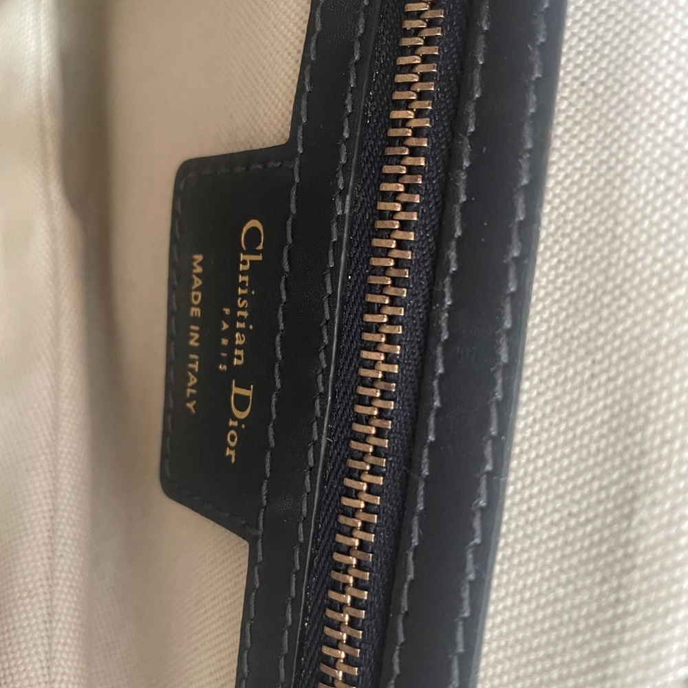 Authentic Christian Dior Saddle Bag - Blue - Picture 4 of 8